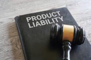 Closeup,Image,Of,Judge,Gavel,And,Text,Product,Liability,On