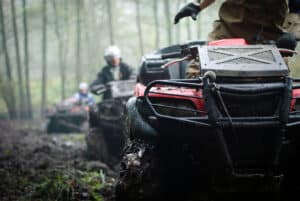 Atv,During,Off,Road,Rally,In,The,Forest